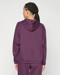 PUMA - FELPA CON CAPPUCCIO VIOLA MOTION HD FL DA DONNA - 681681-44