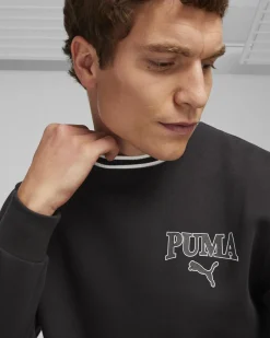 PUMA - FELPA DA UOMO SQUAD CREW TR BLACK - 678970-01