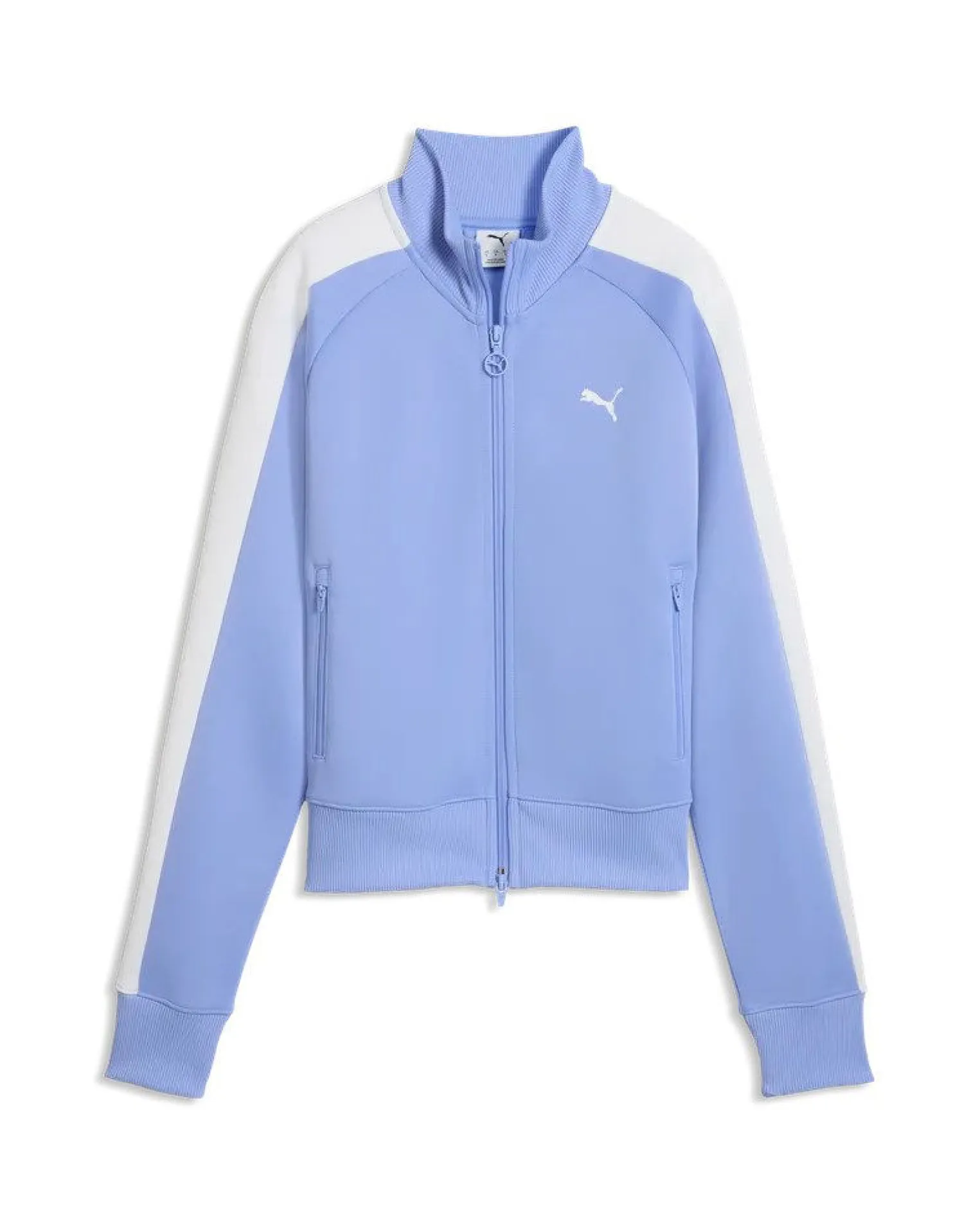 PUMA - FELPA DONNA T7 ALWAYS ON SHORT TRACK LILLA E BIANCA - 629796-60