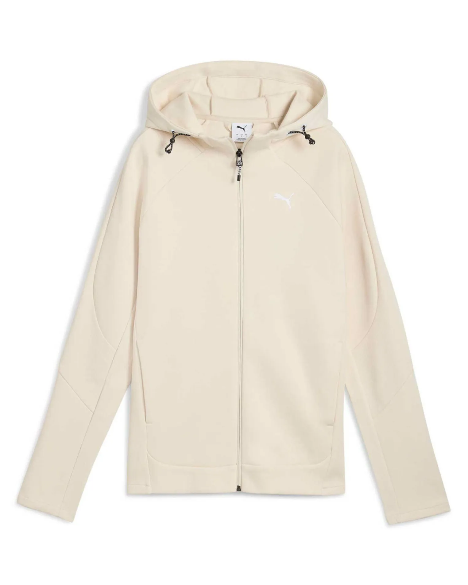 PUMA - FELPA TECH BEIGE DA DONNA CON CAPPUCCIO EVOSTRIPE 685050-87