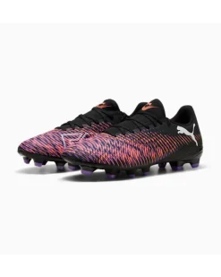 PUMA FUTURE 8 PLAY FG/AG - Scarpa da calcio nera, bianca e rossa - 108141-01