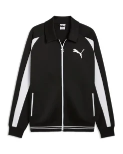 PUMA -JACKET UOMO T7 RELAXED BIG CAT TRACK  NERA E BIANCA - 634400-01