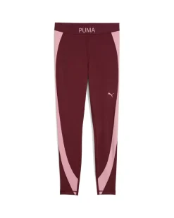 PUMA - LEGGINGS BORDEAUX E ROSA STRONG TIGHT-HW 7/8 DA DONNA, 526679-96