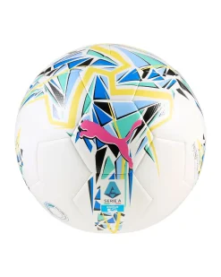 PUMA - PALLONE ORBITA SERIE A BIANCO -MULTICOLOR MISURA 5, 084640-03