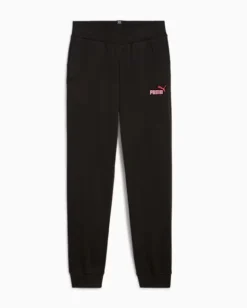 PUMA -PANTALONE TUTA RAGAZZA ( 5-16 ANNI) NERO ESSENTIAL+LOGO FL, 627922-01