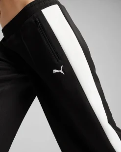 PUMA - PANTALONI DONNA T7 LOW RISE TRACK OP NERI E BIANCHI - 629803-01