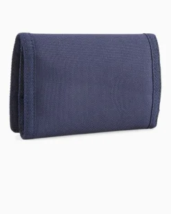 PUMA - Portafoglio blu a strappo con logo bianco