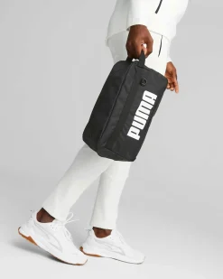 PUMA - Porta scarpe nero e bianco con manico superiore