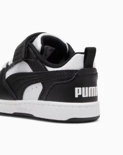 PUMA REBOUND V6 LO AC+ - SNEAKERS NERA E BIANCA, NUMERATA 20/27 - 397420-01