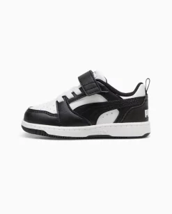 PUMA REBOUND V6 LO AC+ - SNEAKERS NERA E BIANCA, NUMERATA 20/27 - 397420-01