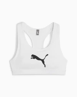 PUMA -REGGISENO SPORTIVO 4KEEPS BRA BIANCO DA DONNA, 525317-02