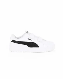 PUMA RICKIE CLASSIC V INF - Scarpa bianca e nera,  numerata 20-27