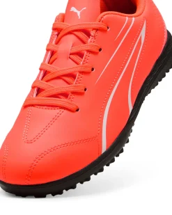 PUMA - SCARPA DA CALCETTO JUNIOR ROSSO FLUO  E BIANCHE  VITORIA TT JR DAL 28 AL 38,5   107487-11