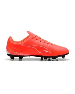 PUMA SCARPA DA CALCIO JUNIOR ROSSA E BIANCA VITORIA II FG/AG DAL 29 AL 38,5   108503-03