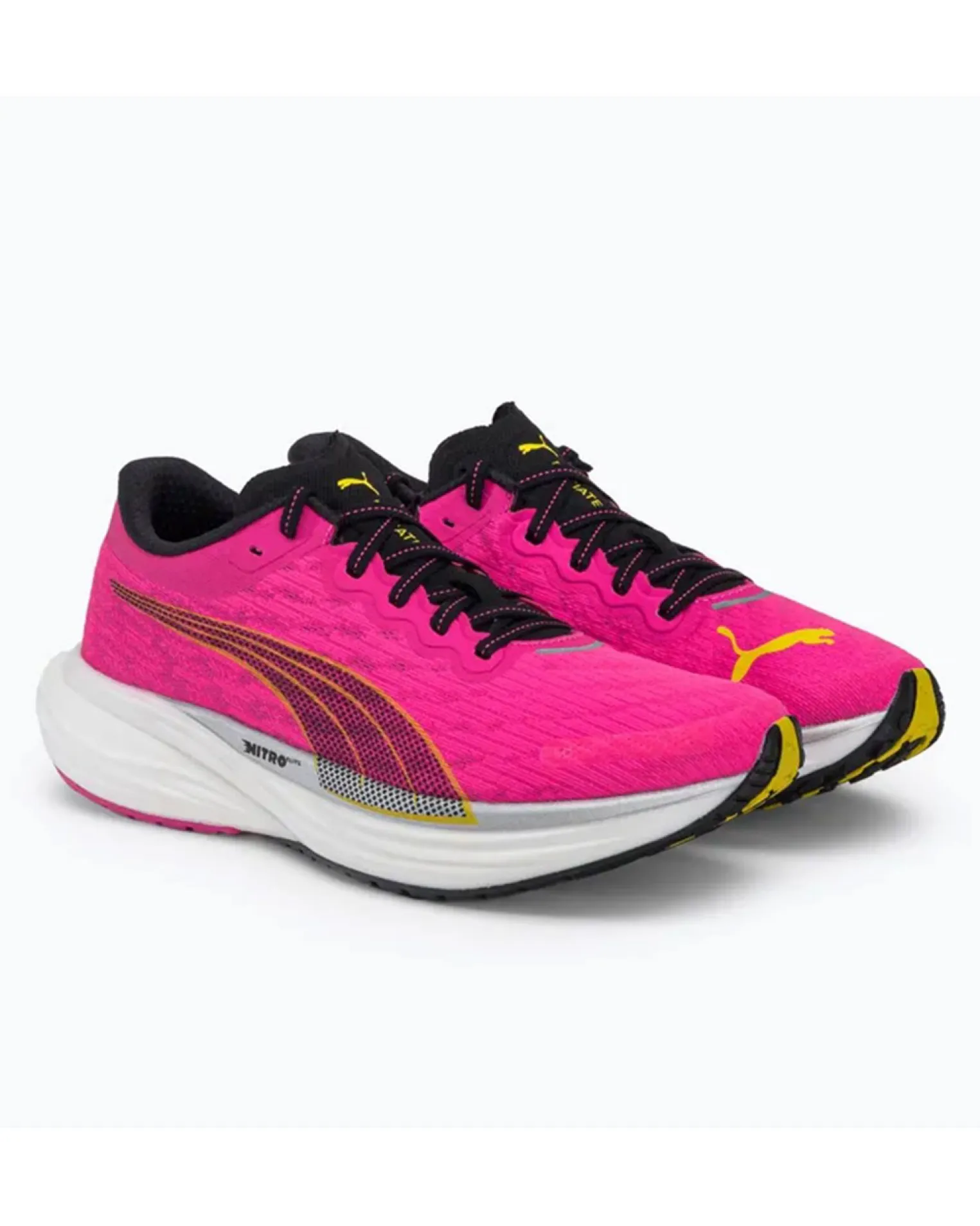 PUMA - Scarpa da running donna fuchsia in mesh traspirante con intersuola in schiuma - DEVIATE NITRO 2 WNS