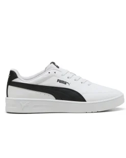 PUMA -Scarpa da uomo bianca con dettagli neri - COURT CLASSIC CLEAN