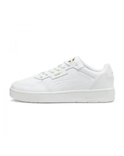 PUMA - SCARPA DA UOMO BIANCA COURT CLASSIC LUX - 395019-01
