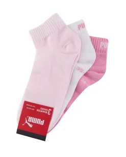 PUMA - SET 3 PAIA CALZE ROSA CHIARO, BIANCO E ROSA SCURO, 701235358_006