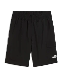 PUMA - SHORT NERO ESS NO. 1 LOGO WOVEN CARGO DA UOMO - 682664-01
