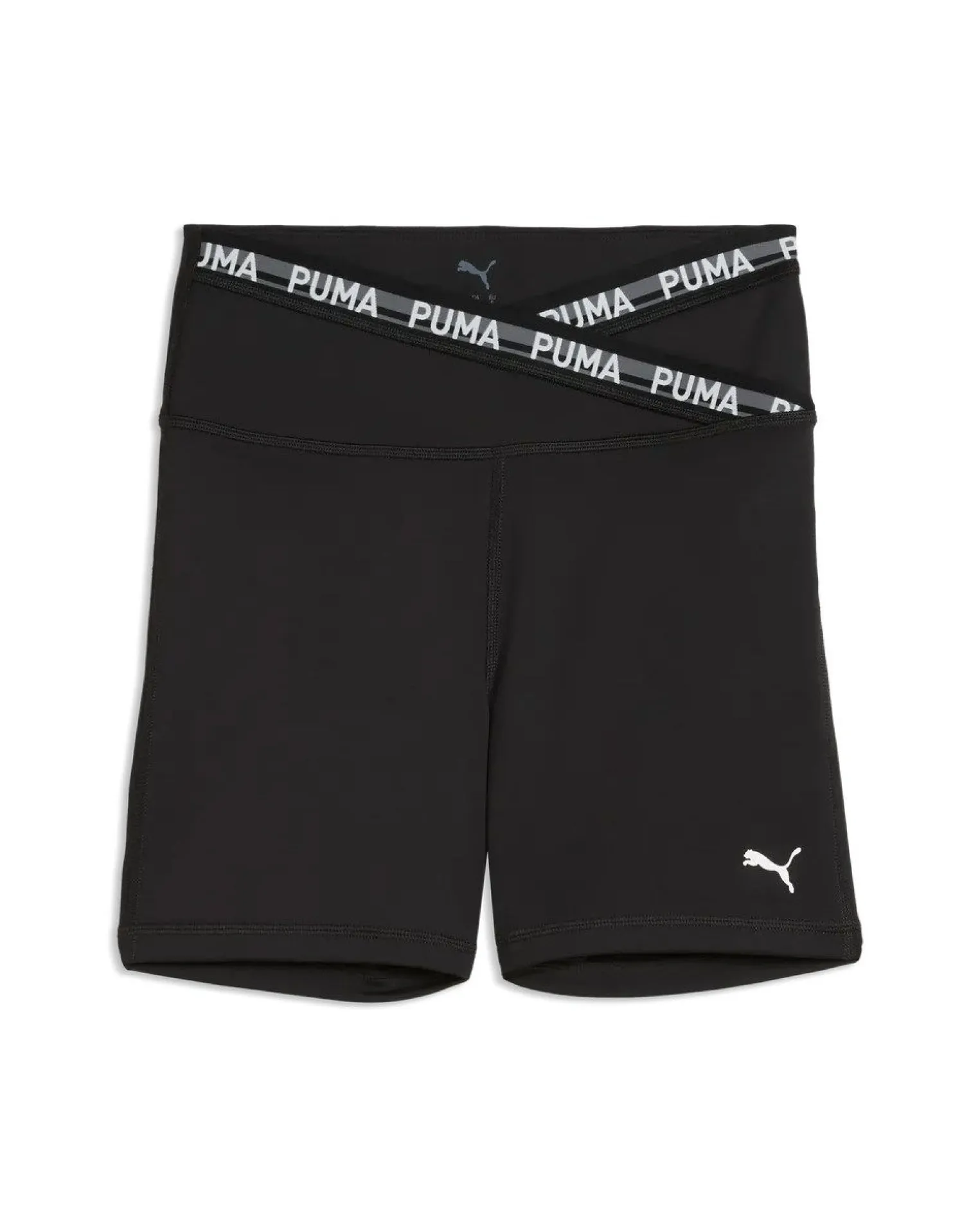 PUMA -SHORT NERO STRONG CROSS FRONT TIGHT HW 5" DA DONNA, 528497-01