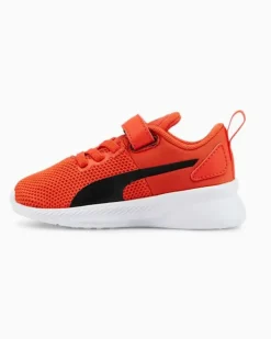 PUMA - Sneaker da bambino arancione e nera con strappo, numerata 20/27 - FLYER RUNNER V INF