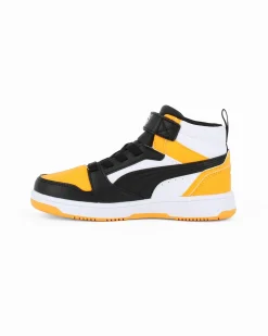 PUMA - Sneakers alta da bambini REBOUND V6 MID numerata 28/35 393832-19