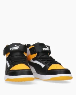 PUMA - Sneakers alta REBOUND V6 MID per bimbi ai primi passi numerata 20/27 396542-19