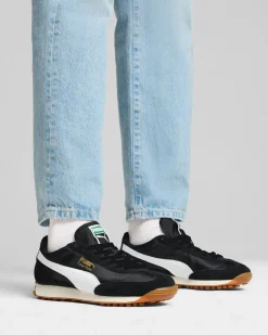 PUMA -  SNEAKERS BIANCHE E NERE SEASY RIDER VINTAGE  - 399028-10