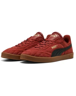 PUMA - SNEAKERS  CLUB II INDOOR SD  ROSSO SCURO E NERA DA UOMO, 404465-02