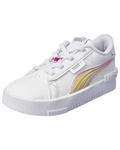 PUMA - Sneakers da bambina bianca con dettagli metallizzati, numerata 20/27 - JADA HOLO AC INF