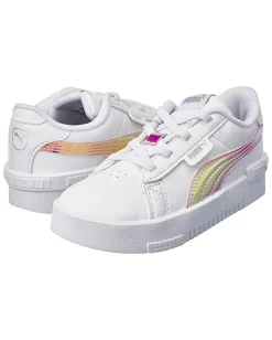 PUMA - Sneakers da bambina bianca con dettagli metallizzati, numerata 20/27 - JADA HOLO AC INF