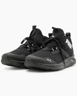 PUMA - Sneakers da bambino nera e bianca con soletta in memory foam, numerata 28/35 - ENZO 2 REFRESH AC PS