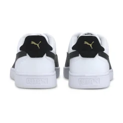 PUMA - Sneakers da uomo bianca e nera con dettagli oro - SHUFFLE