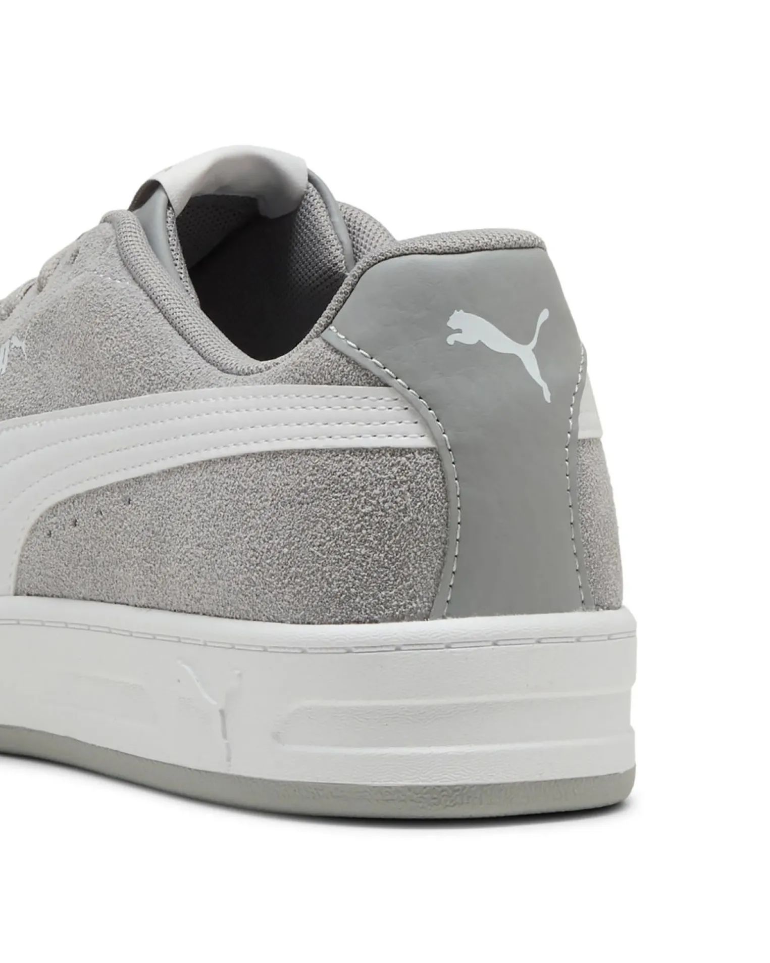 PUMA - SNEAKERS DA UOMO GRIGIA E BIANCA COURT CLASSIC CLEAN SD, 402680-02