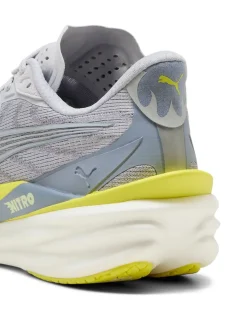 PUMA - SNEAKERS DEVIATE NITRO 4 GRIGIA E LIME DA UOMO, 312123-03