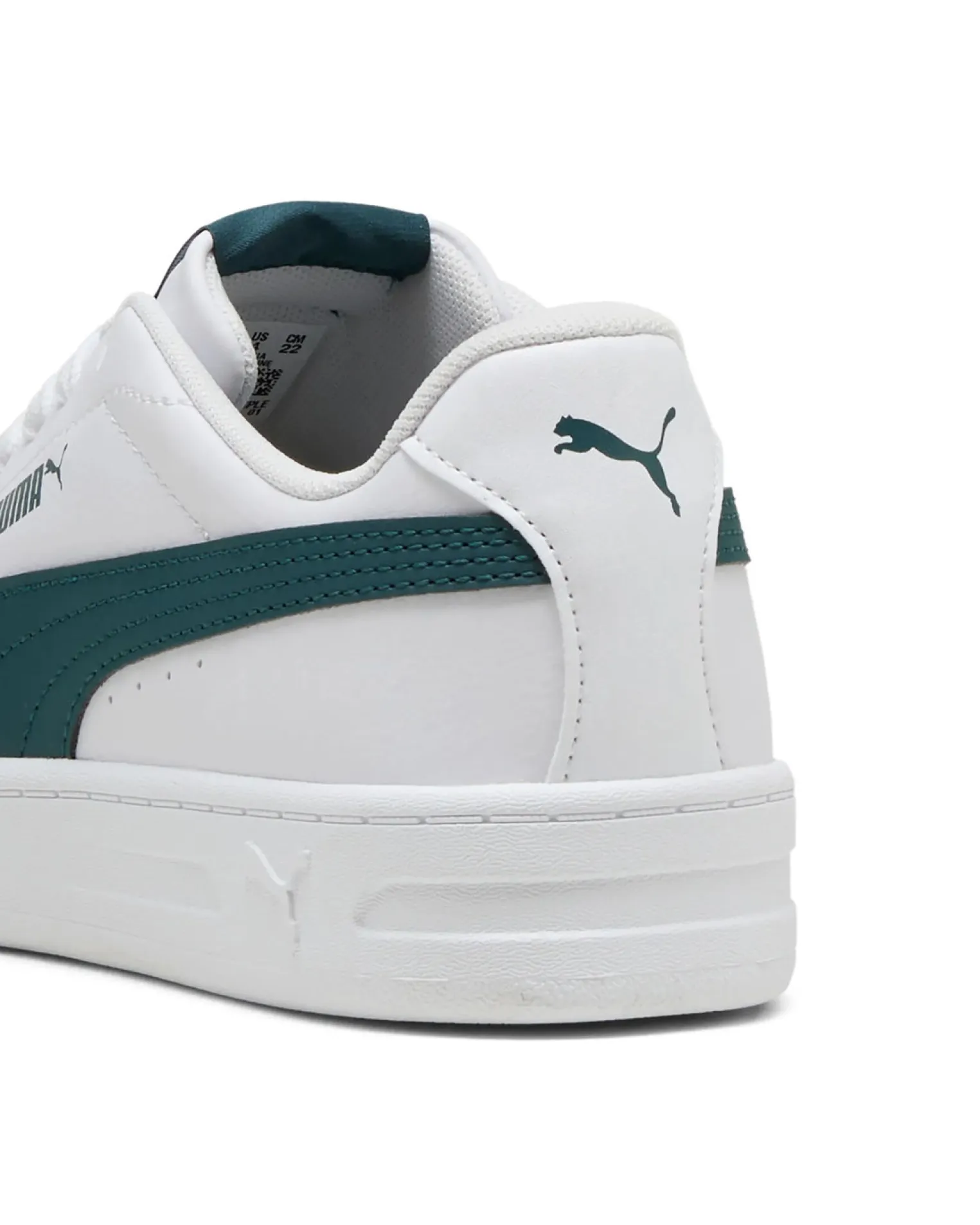 PUMA - SNEAKERS JUNIOR BIANCA E VERDE COURT CLASSIC CLEAN GS DAL 36 AL 39, 403750-04
