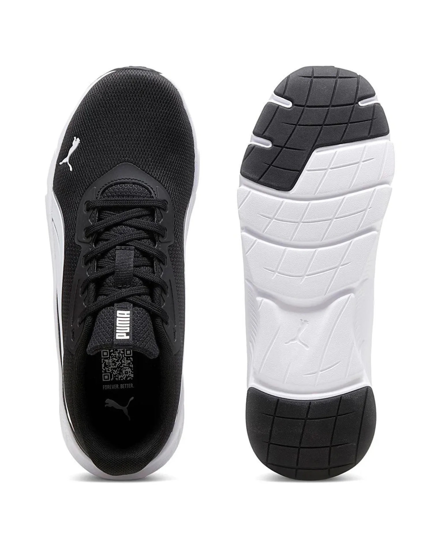 PUMA - SNEAKERS JUNIOR FLEXFOCUS LITE SLIPTECH NERA E BIANCA DAL 36 AL 39, 312575-01