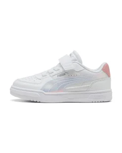 PUMA -  SNEAKERS KIDS CAVEN III HOLO 2.0 PS BIANCA CON DETTAGLI ROSA DAL 28 AL 35,  406894-01