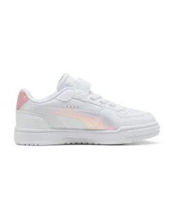 PUMA -  SNEAKERS KIDS CAVEN III HOLO 2.0 PS BIANCA CON DETTAGLI ROSA DAL 28 AL 35,  406894-01