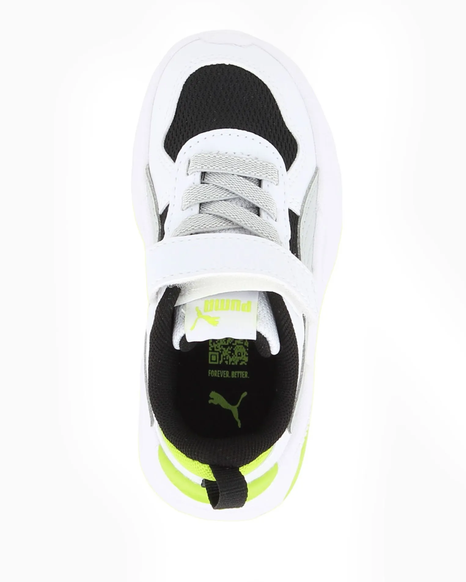 PUMA - SNEAKERS KIDS TRINITY 2 LT PS BIANCA, NERA, GRIGIA E LIME DAL 28 AL 35, 403704-13