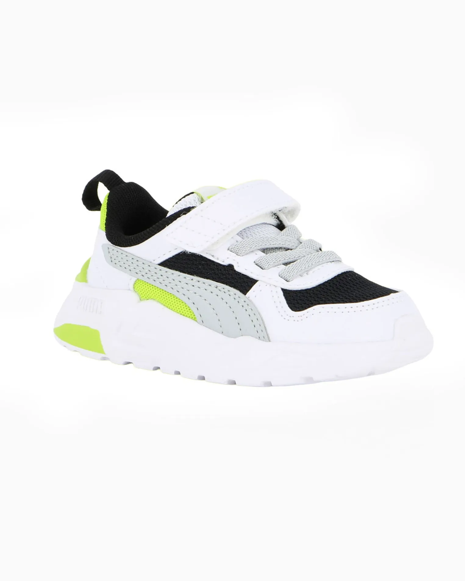 PUMA - SNEAKERS KIDS TRINITY 2 LT PS BIANCA, NERA, GRIGIA E LIME DAL 28 AL 35, 403704-13