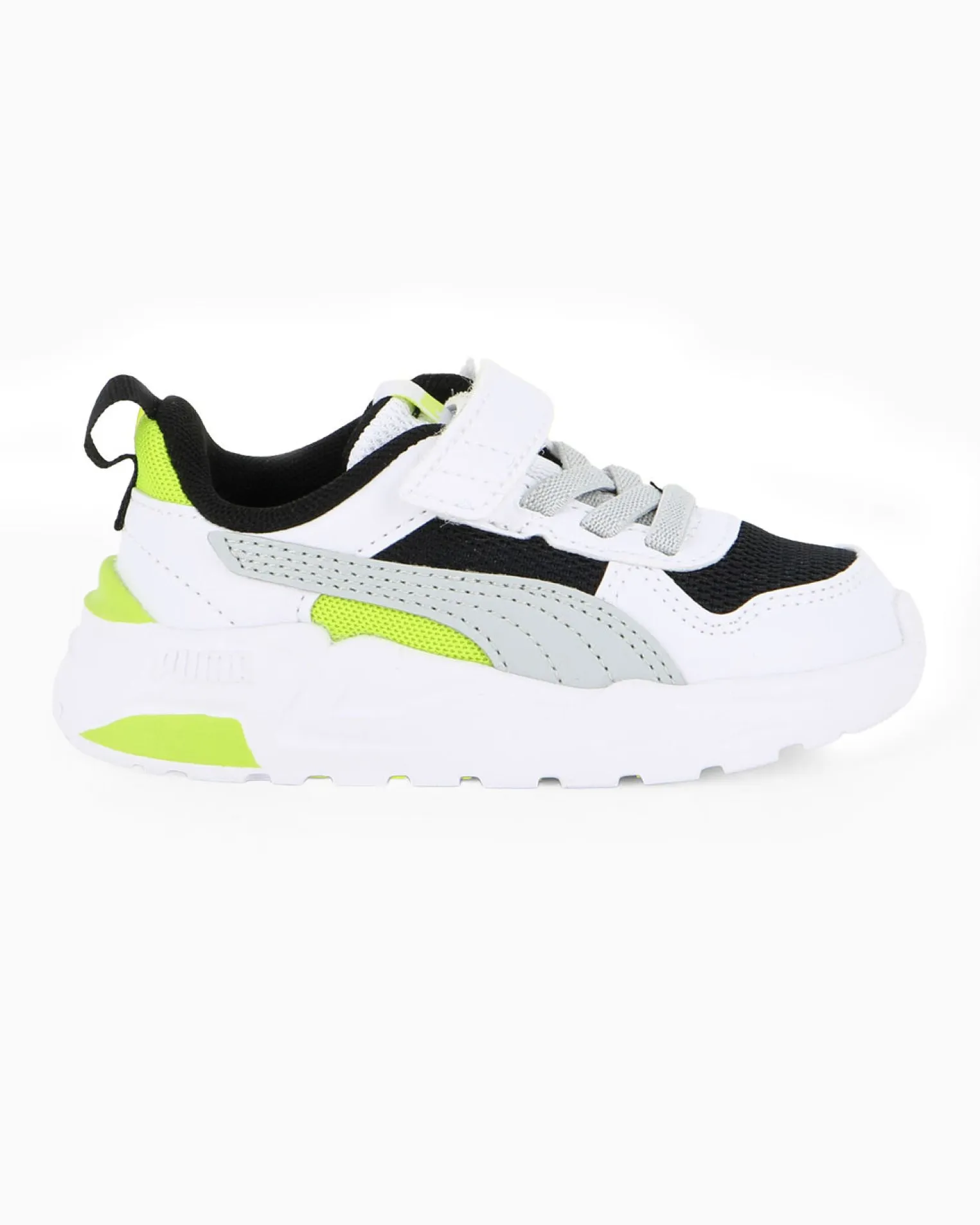 PUMA - SNEAKERS KIDS TRINITY 2 LT PS BIANCA, NERA, GRIGIA E LIME DAL 28 AL 35, 403704-13