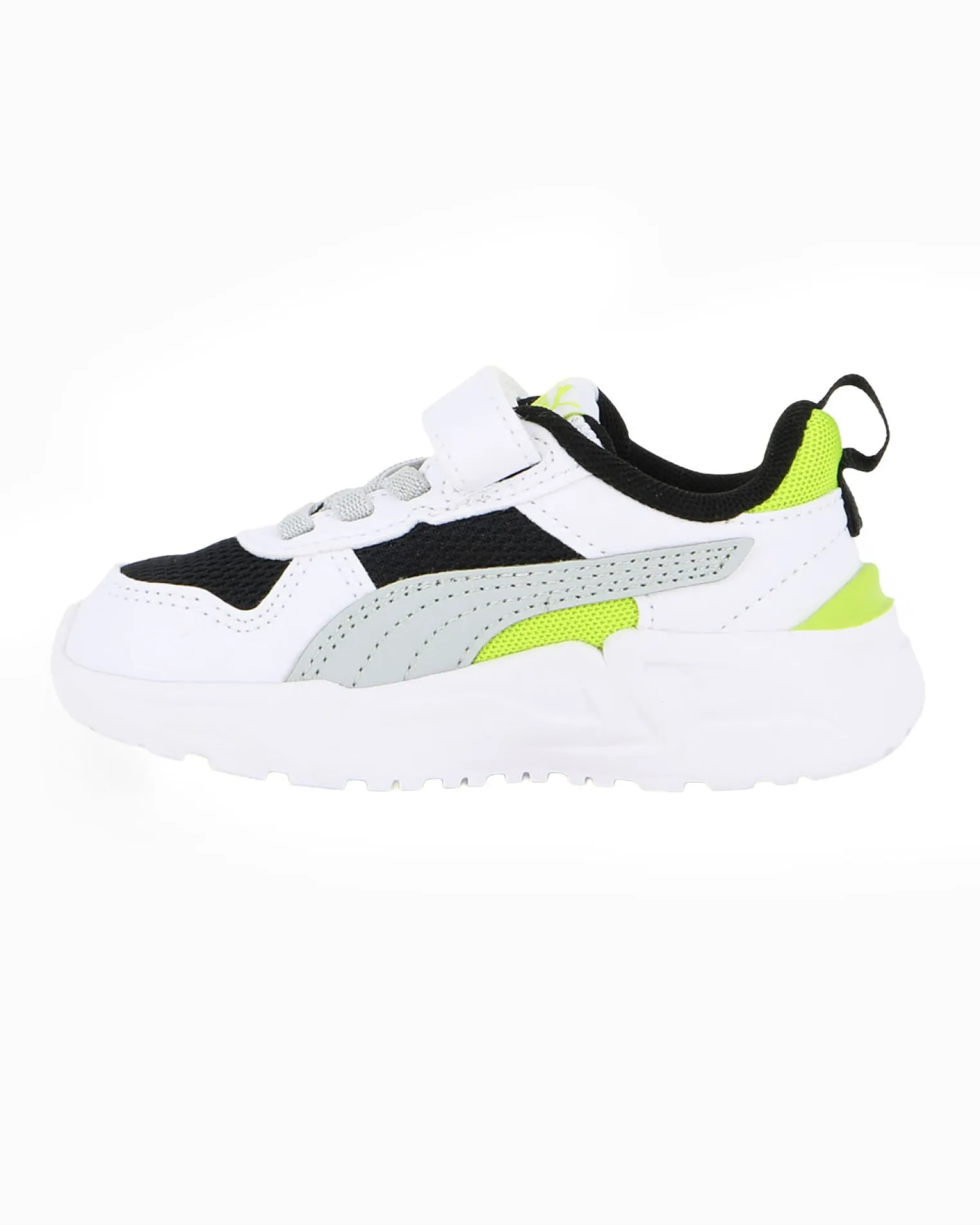 PUMA - SNEAKERS KIDS TRINITY 2 LT PS BIANCA, NERA, GRIGIA E LIME DAL 28 AL 35, 403704-13
