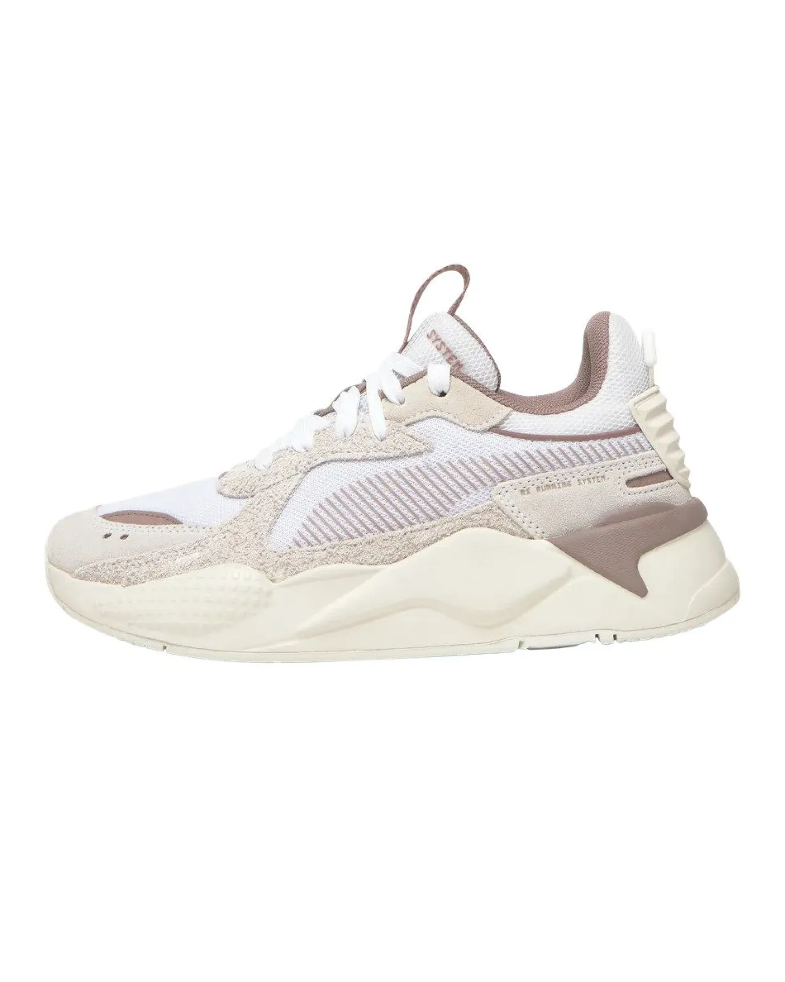 PUMA - SNEAKERS RS-X HERITAGE BIANCA, BEIGE E MARRONE DA DONNA, 398210-22