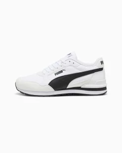 PUMA ST RUNNER V4 L JR - Scarpa bianca e nera, numerata 36-39
