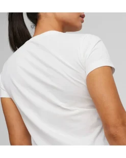 PUMA T-SHIRT BIANCA DA DONNA ESS+BLOSSOM SCRIPT 679315-02
