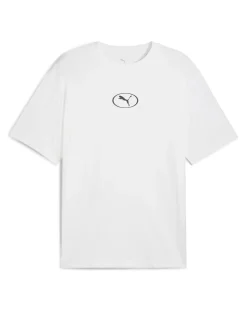 PUMA - T-SHIRT BIANCA SPORT RELAXED GRAPHIC TEE DA UOMO, 688242-02