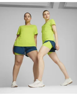 PUMA - T-SHIRT DA DONNA RUN FAVORITES VELOCITY LIME - 525061-39