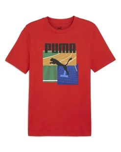 PUMA - T-SHIRT GRAPHICS SUMMER SPORTS RED DA UOMO - 627909-11