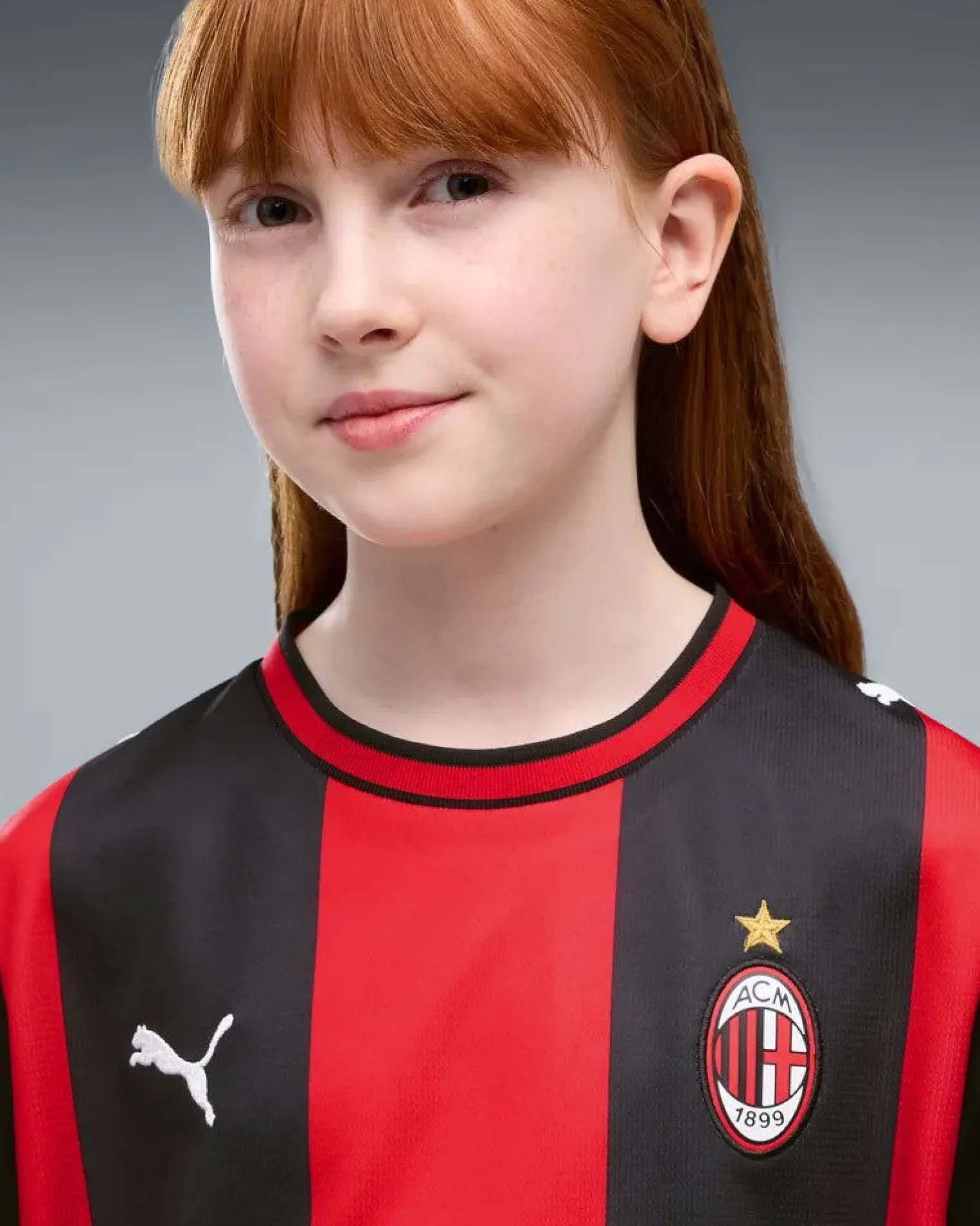 PUMA - T-SHIRT JUNIOR ( 7-16 ANNI) ACM MILAN HOME REPLICA, 784124-01